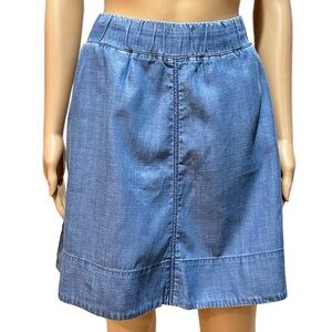 EUC Ann Taylor LOFT Denim Jean Skirt Sz S